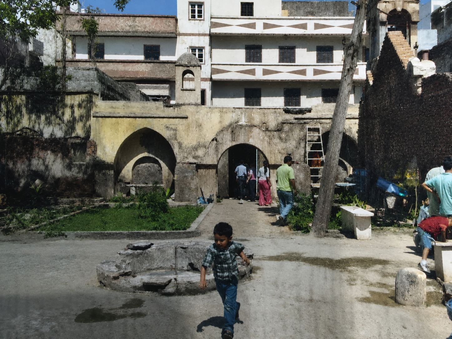 Historic photograph of the Church of the Virgin Mary in Rashid