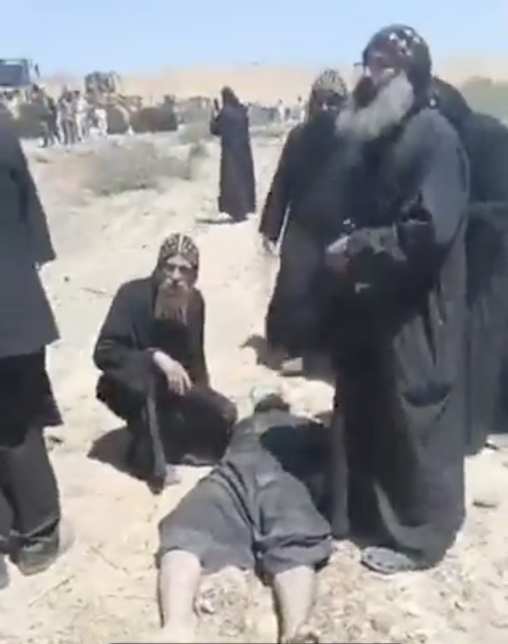 Documentary image related to the April 2026 demolition at land affiliated with Naqlun monastery