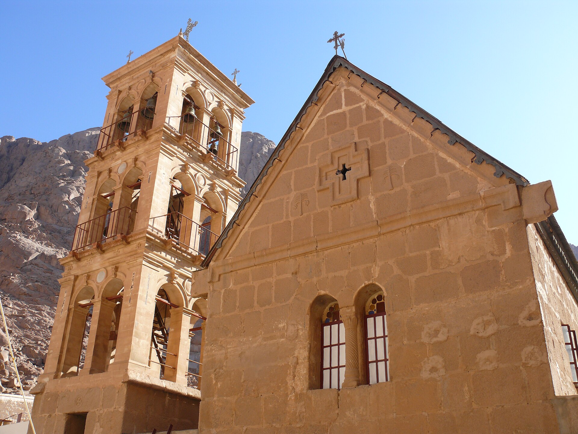 View of Saint Catherine’s Monastery